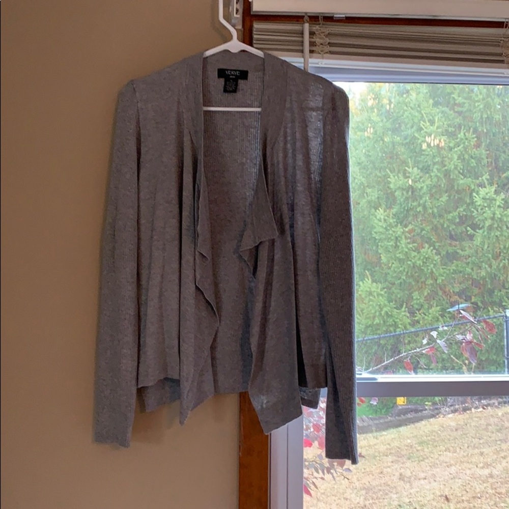 !Verve Ami Open Draped Front Cardigan